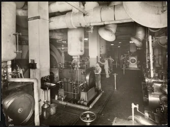 Salle des chaudières à l