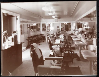 Le salon de coiffure de l