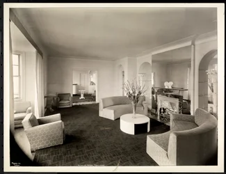 Le salon du penthouse à l