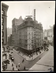 Vue du Grand Hôtel à la 31e rue et Broadway, New York, c.1914
