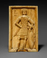 Icône avec Saint Démétrios