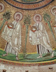 Deux apôtres (détail)