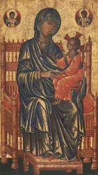 Madone et Enfant en Trône