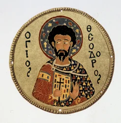 Saint Théodore (Teodoro) - en fac-similé dans « Histoire et monuments des émaux byzantins » par N. Kondakow