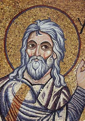 Détail du prophète Isaïe (mosaïque)