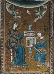 Le roi Guillaume II de Sicile offre l