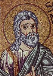 Le prophète Sophonie. Détail du décor de la basilique Saint Marc à Venise (Italie)