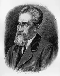 Portrait de Giuseppe Sirtori (1813-1874), soldat italien, général, patriote et homme politique, gravure