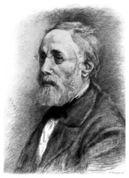 Jozef Israels, artiste néerlandais, vers 1880-1882