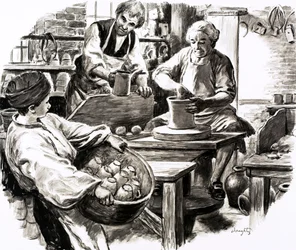 Josiah Wedgwood a fait son apprentissage dans l