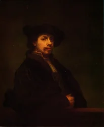Copie du Portrait de Rembrandt de Lui-même