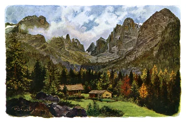 Lac Nambino et le groupe Brenta, Tyrol