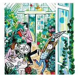 CAFÉ DANS LA MAISON VERTE