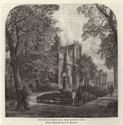 Middle Temple Hall depuis Fountain Court