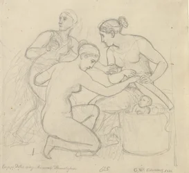 Les filles de Cécrops révèlent les secrets de Minerve