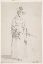 Étude préliminaire pour "Vue du château de Meudon près de Paris"