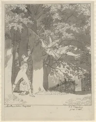 La Balançoire. De la forêt près de Skjoldnæsholm