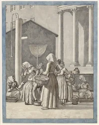 Marchandes de marché à Copenhague