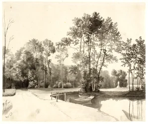 Vue du jardin de Sanderumgaard
