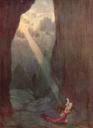 À travers la vallée