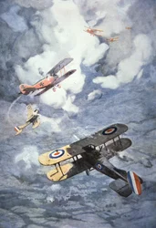 Avions britanniques contre allemands