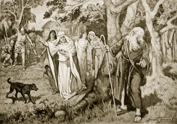 La rencontre de Kenneth et Fenella, 993, illustration tirée de « L