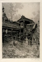 Entrée du pont de Brooklyn