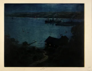 Clair de lune--Rivière Hudson