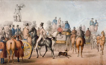 Le Parc. Il était post méridien quatre heures et demie, c1827