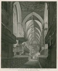 Vue ouest du chœur de l