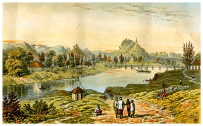Sandoway, Arakan, Myanmar, XIXe siècle