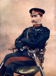 Lieutenant-général Sir HC Chermside, commandant la 14e brigade en Afrique du Sud