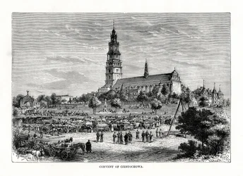 Couvent de Czestochowa, Pologne, 1879