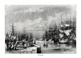 Le Havre, Normandie, nord de la France, 1879