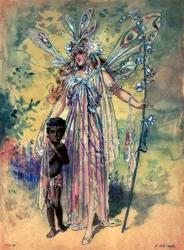Titania, projet de costume pour «Le Songe d