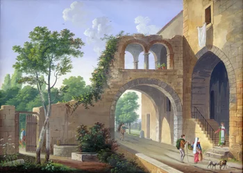 Scène dans la campagne italienne, 1813