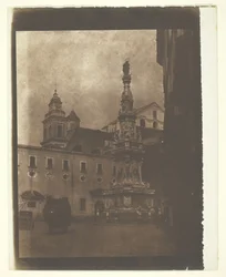 Obélisque célèbre, Naples, 1846