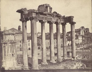 Temple de la Concorde, Rome, années 1850
