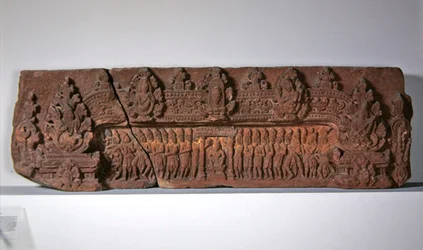 Linteau représentant le mythe de l