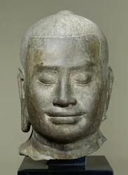 Tête du roi Jayavarman VII (r.1181-c.1220)