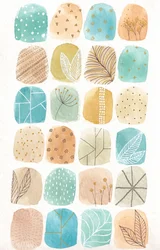 Palette de motifs organiques