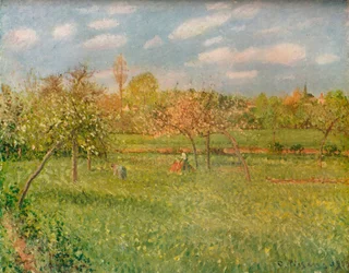Pommiers à Éragny, Soleil du matin, vers 1896