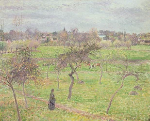 Pommiers dans un pré à Eragny, 1894