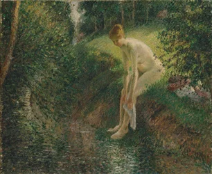 Baigneur dans les bois, 1895