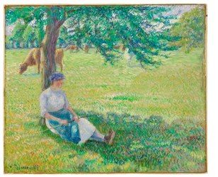 Cowgirl, Eragny, 1887