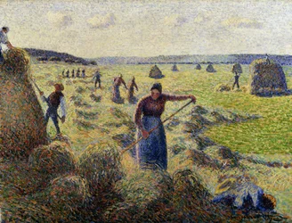 La Récolte des foins, Éragny, v. 1887