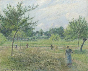 Fenaison à Éragny, 1892