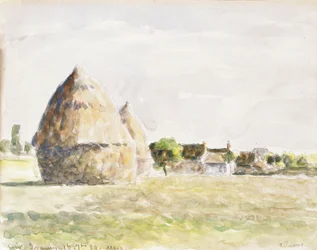 La Meule de foin, soir à Éragny