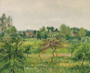 Juin, temps pluvieux, Eragny, 1898
