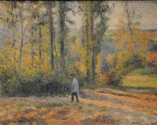 Paysage avec un chasseur, Pontoise